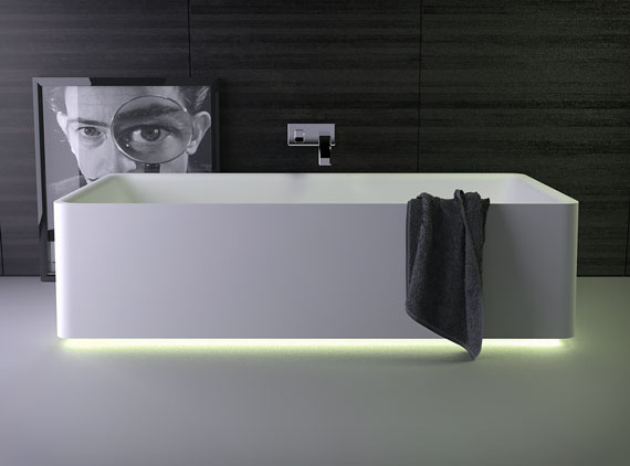 Moon bath in Kstone with LED light all around. Shine_bath_570